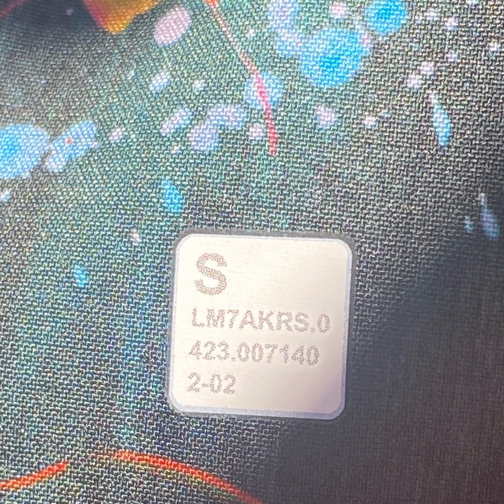 Lululemon T.H.E. 7” Short *Linerless Paint Spark Multi, Small, New - Picture 12 of 13